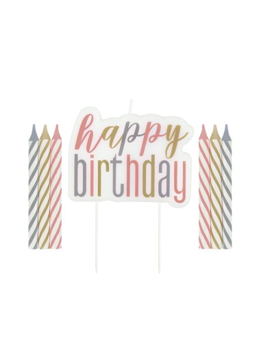 Candelina per torta picks Happy...