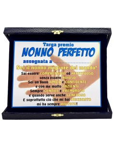 Targa con cofanetto...