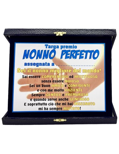 Targa con cofanetto rettangolare Cm....