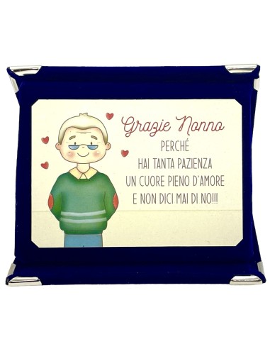 Mini targa a libretto vellutata Cm....