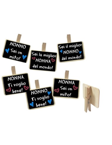 Lavagnetta con messaggio e clip Cm....