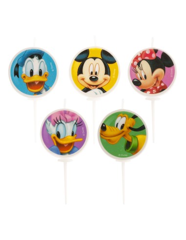 Blister 5 candeline picks tonde...