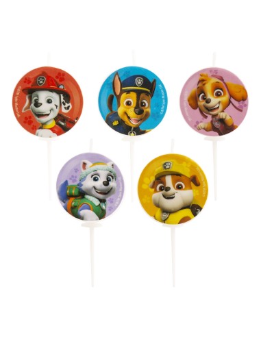 Blister 5 candeline picks tonde...
