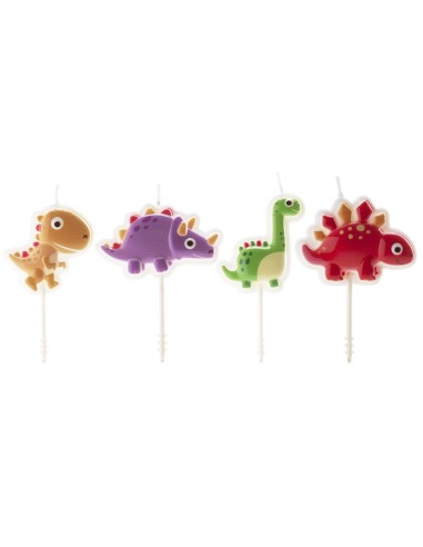 Set 4 candeline per torta picks Cm. 9...