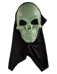 Maschera scheletro Glow in...