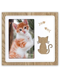 Portafoto in legno "Gatto"...