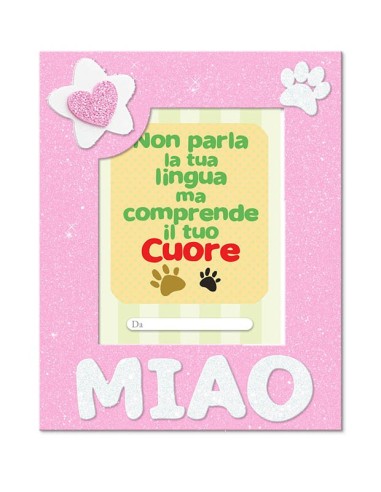 Portafoto mdf glitterato - Foto Cm....