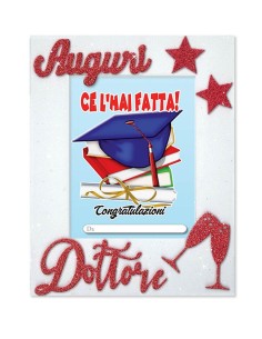 Portafoto mdf glitterato -...