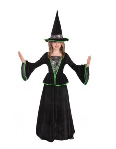 Costume strega in velluto...