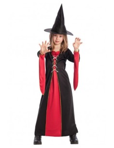 Costume strega nera e rossa...