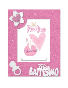 Portafoto mdf glitterato -...