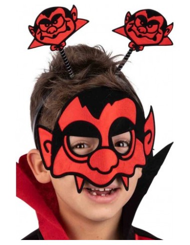 Set vampiro con maschera e cerchietto