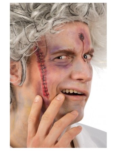 Set tatuaggi cicatrici insanguinate