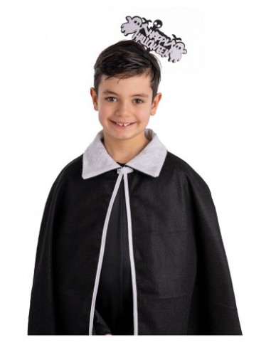 Cerchietto happy halloween bianco in...