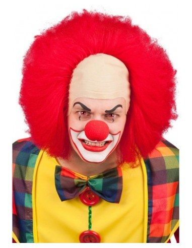 Parrucca clown horror con calotta in...