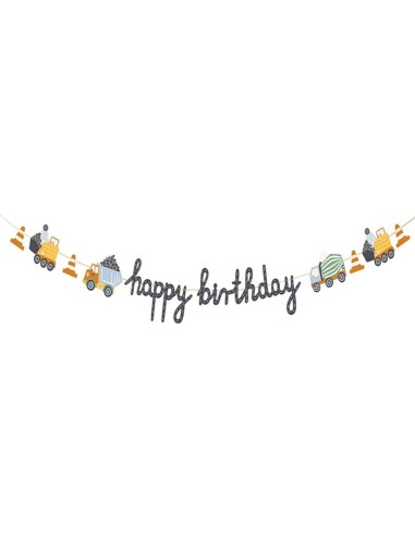 Festone banner scritta Happy Birthday...