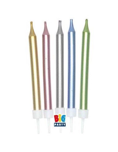 Candeline per torta matite mini metal...