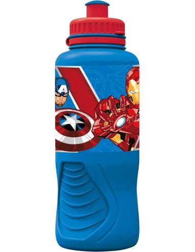 Borraccia plastica 430 ML ergonomica...