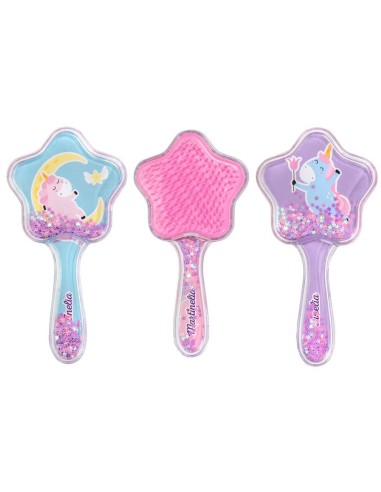 Spazzola per capelli glitter Unicorno...