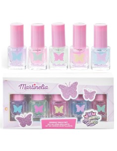 Set 5 smalti glitterati...
