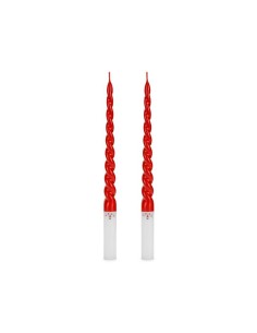 Candela torciglione rossa...