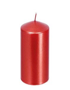 Candela cera cilindro Rossa...