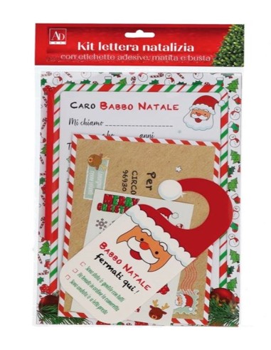 Kit letterina natalizia per Babbo...