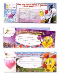 Inviti per feste carnet...