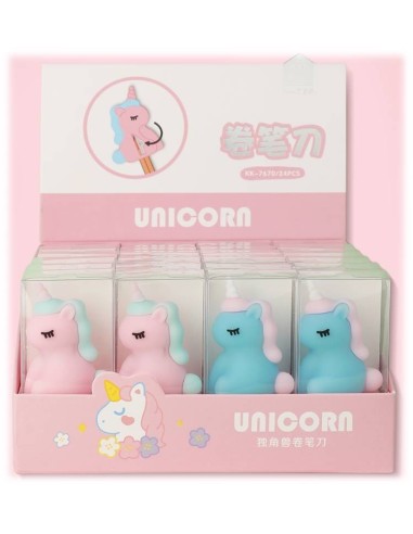 Temperino 3D pvc soft Unicorno