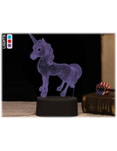Lampada led 3D cambiacolore...