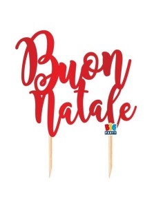 Cake topper Italic Stampa...