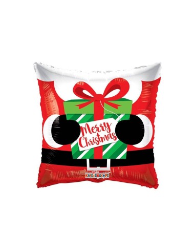 Palloncino Mylar quadrato 18" - Merry...