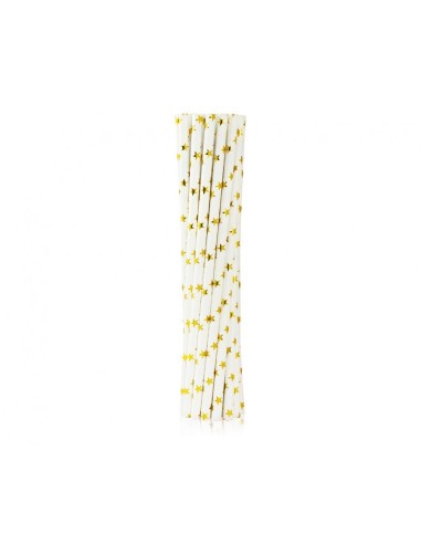 Cannucce in carta righe stelle oro...