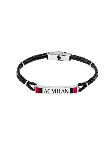 Bracciale in cuoio e piastra in...