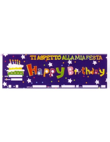 Inviti per feste carnet assegni -...