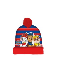 Cappello con risvolto e pon...