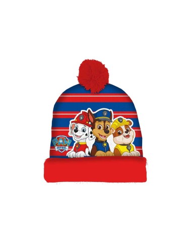 Cappello con risvolto e pon pon - Paw...
