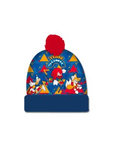 Cappello con risvolto e pon...