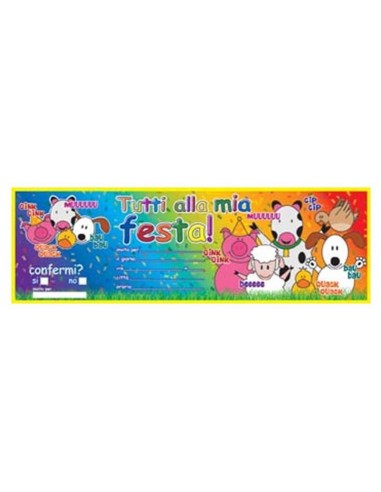 Inviti per feste carnet assegni -...
