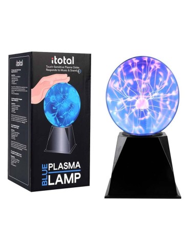 Lampada plasma blu grande 6'' Cm....