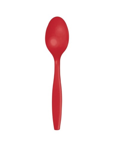 Cucchiai in plastica premium – Rosso...