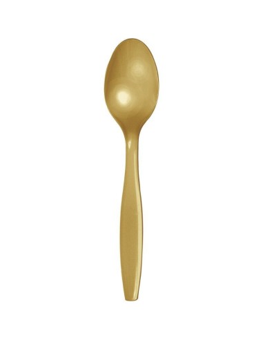 Cucchiai in plastica premium – Oro...