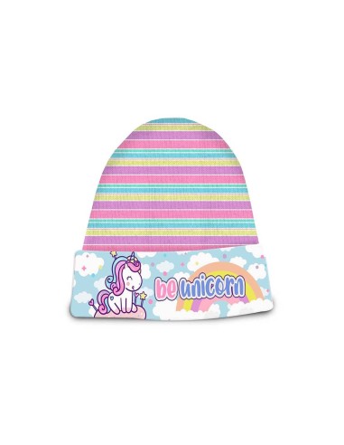 Cappello con risvolto - Unicorno