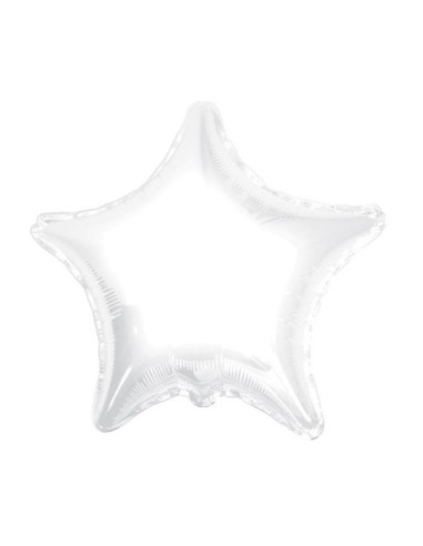 Palloncino Mylar 9" - Stella - Bianco...