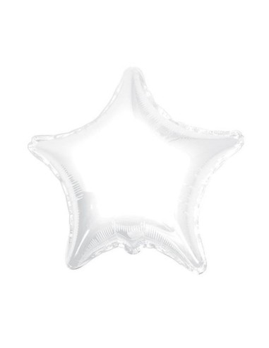 Palloncino Mylar 4" - Stella - Bianco...