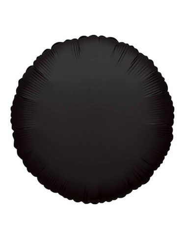 Palloncino mylar 9" - Rotondo - Nero...