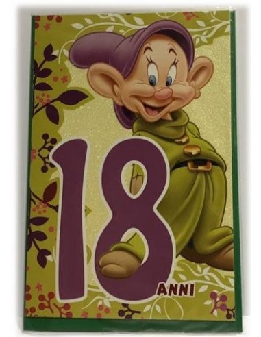 Biglietto auguri classico 18 anni...