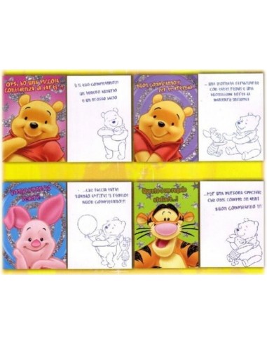 Biglietto auguri classico Winnie Pooh
