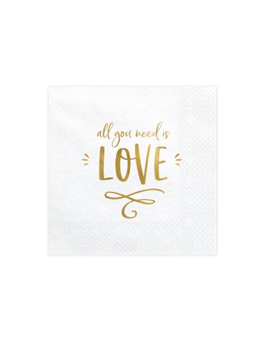 Tovaglioli carta Cm. 33x33 "All you...