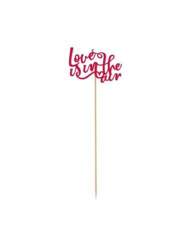Cake topper decorativo Love is in the...